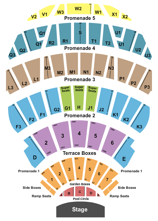 Hollywood Bowl Santana Seating Chart
